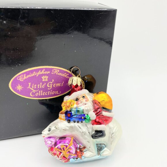 Playful Polar- Santas by Christopher Radko original box NX11